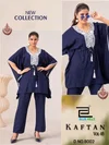 Kaftan Vol 18 By Blue Hills Rayon Wholesale Kaftan Top With Bottom In India